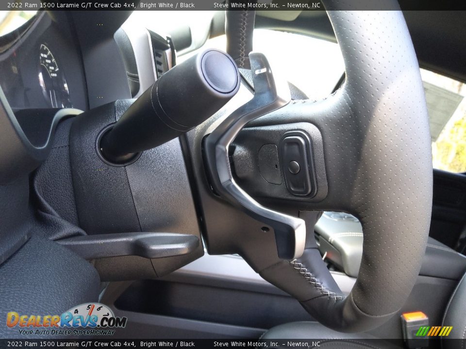 2022 Ram 1500 Laramie G/T Crew Cab 4x4 Steering Wheel Photo #13