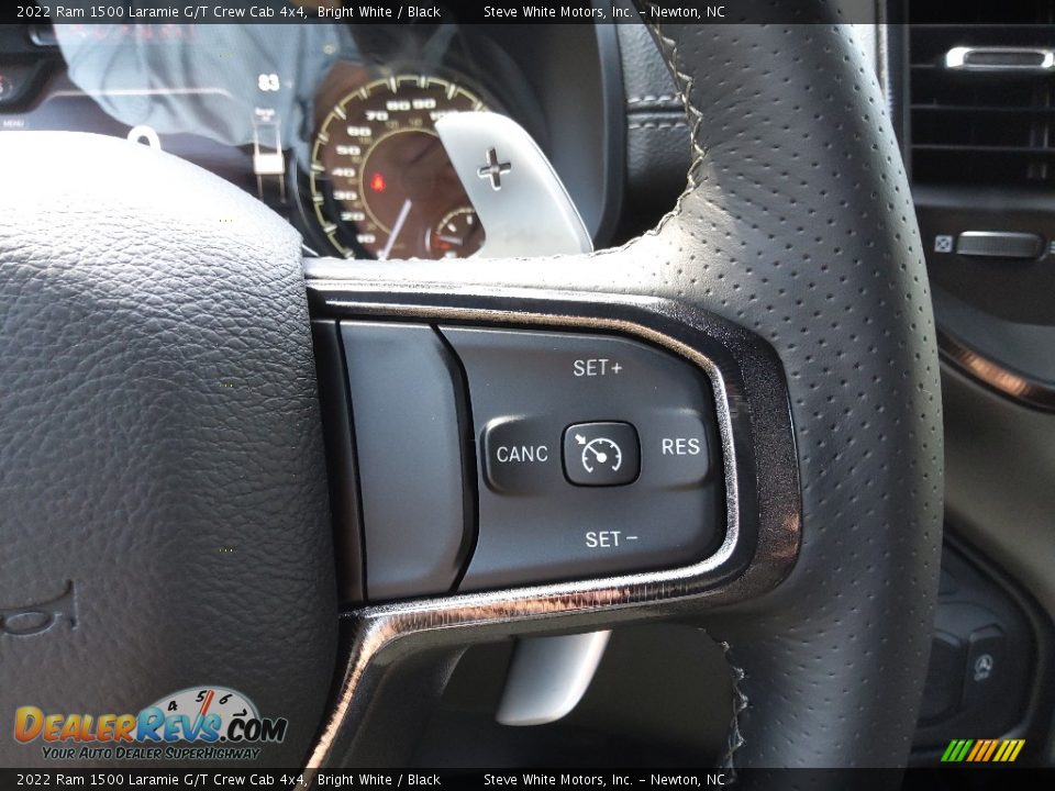 2022 Ram 1500 Laramie G/T Crew Cab 4x4 Steering Wheel Photo #20