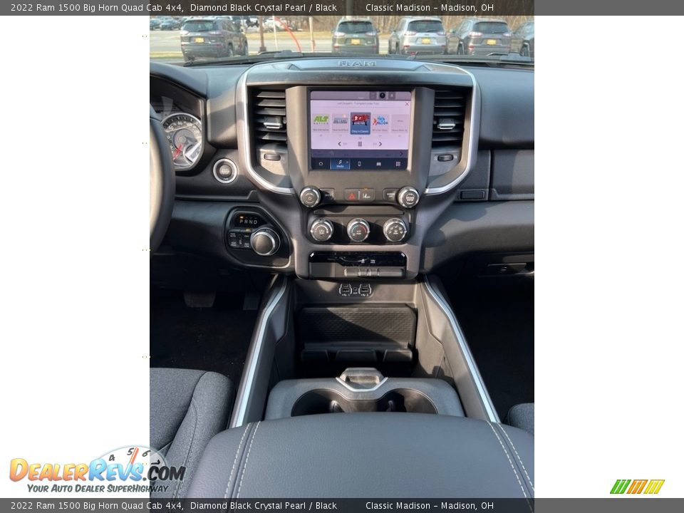 2022 Ram 1500 Big Horn Quad Cab 4x4 Diamond Black Crystal Pearl / Black Photo #6