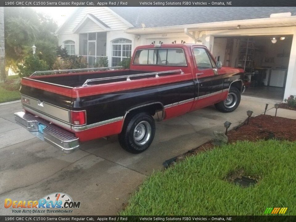 Apple Red 1986 GMC C/K C1500 Sierra Classic Regular Cab Photo #1