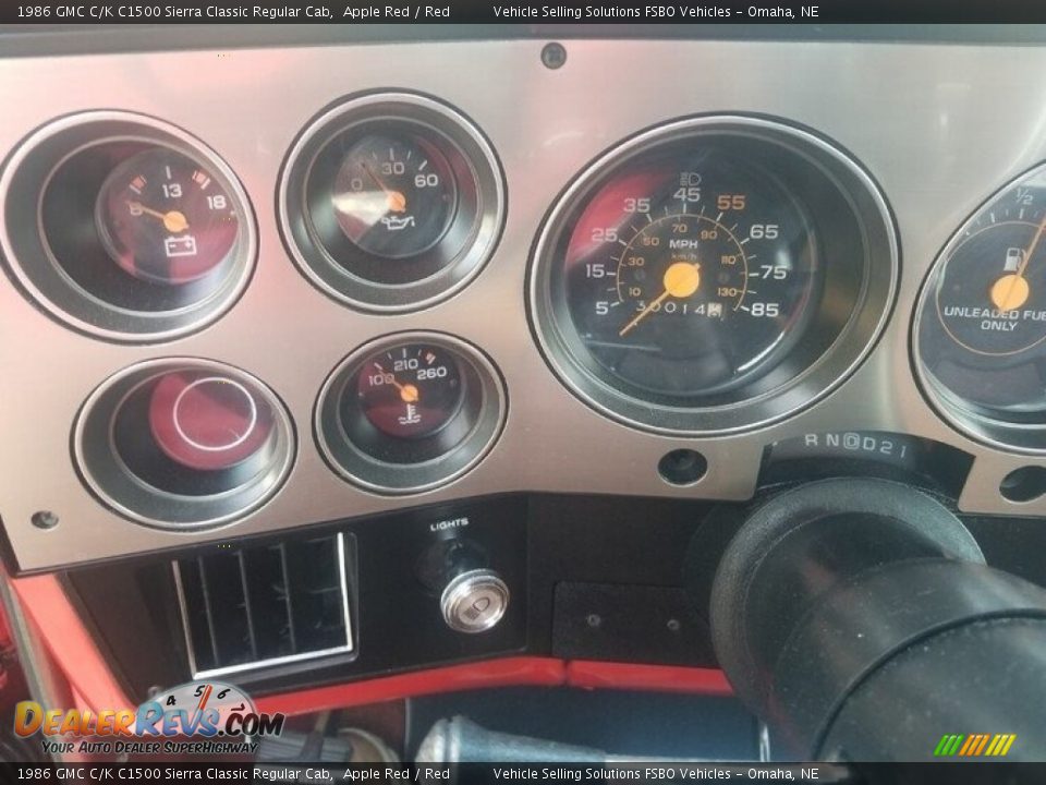 1986 GMC C/K C1500 Sierra Classic Regular Cab Gauges Photo #3