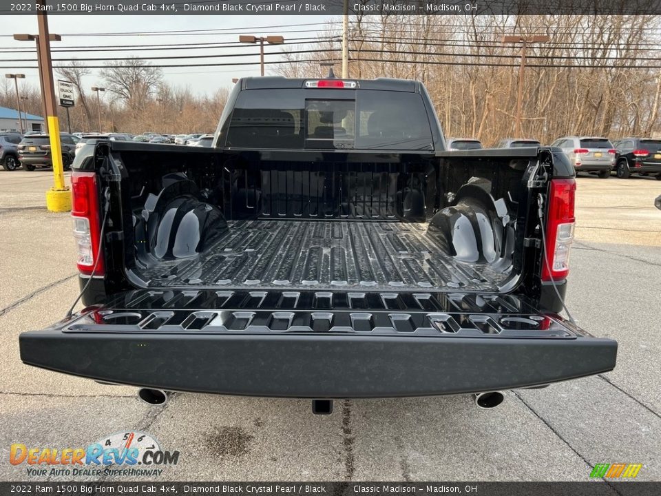 2022 Ram 1500 Big Horn Quad Cab 4x4 Diamond Black Crystal Pearl / Black Photo #11