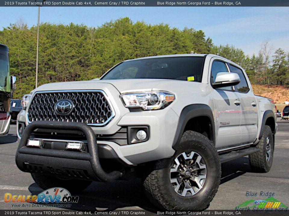 2019 Toyota Tacoma TRD Sport Double Cab 4x4 Cement Gray / TRD Graphite Photo #1