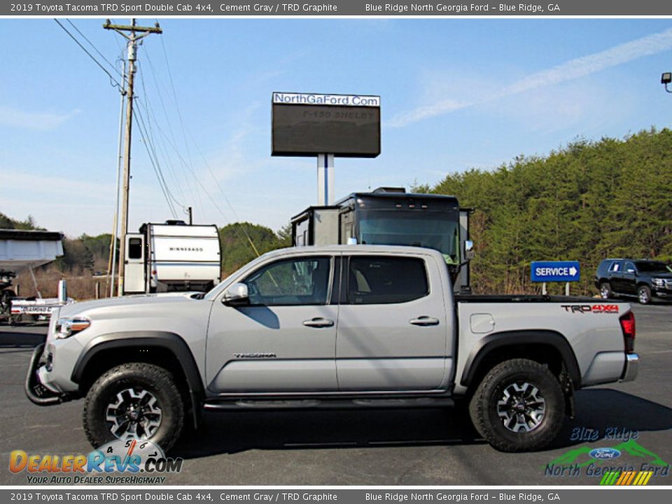 2019 Toyota Tacoma TRD Sport Double Cab 4x4 Cement Gray / TRD Graphite Photo #2