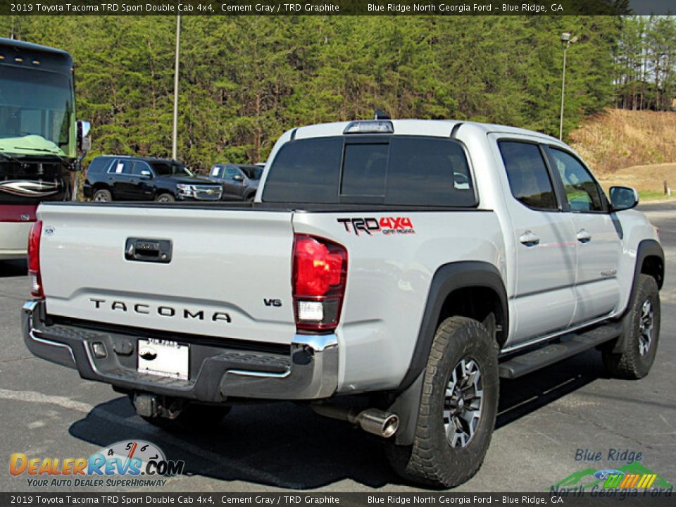 2019 Toyota Tacoma TRD Sport Double Cab 4x4 Cement Gray / TRD Graphite Photo #5