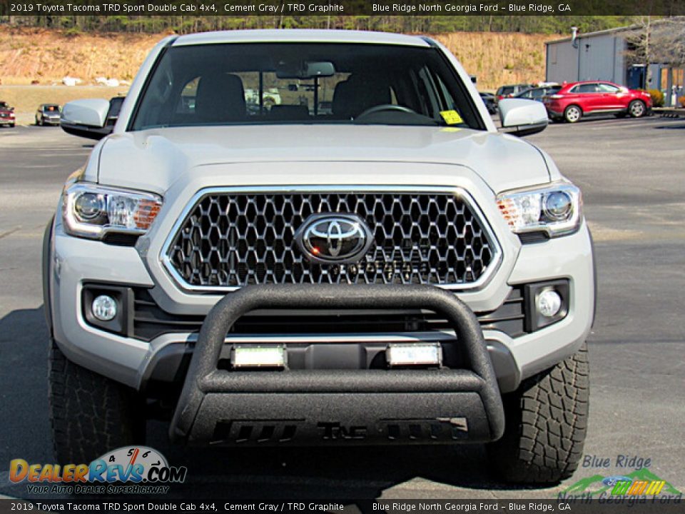 2019 Toyota Tacoma TRD Sport Double Cab 4x4 Cement Gray / TRD Graphite Photo #8