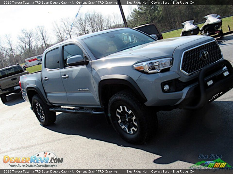 2019 Toyota Tacoma TRD Sport Double Cab 4x4 Cement Gray / TRD Graphite Photo #26