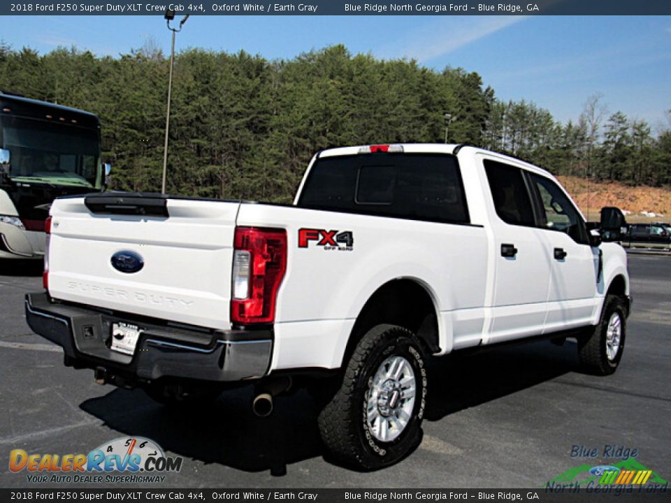 2018 Ford F250 Super Duty XLT Crew Cab 4x4 Oxford White / Earth Gray Photo #5