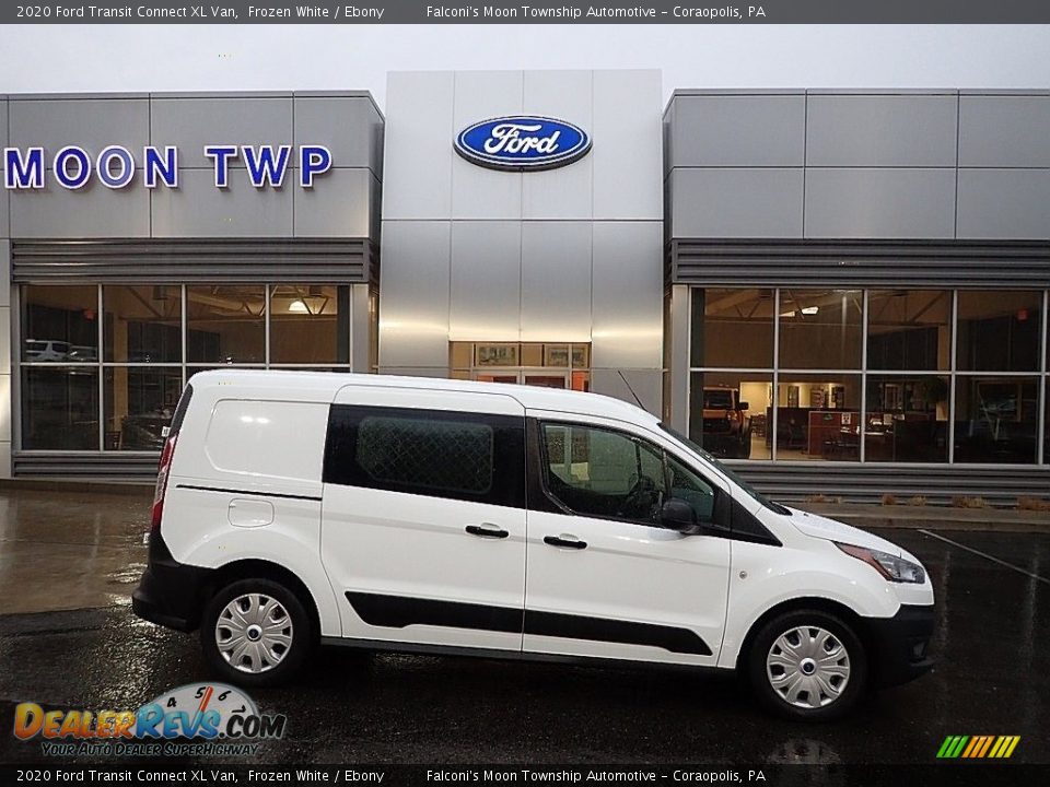 2020 Ford Transit Connect XL Van Frozen White / Ebony Photo #1