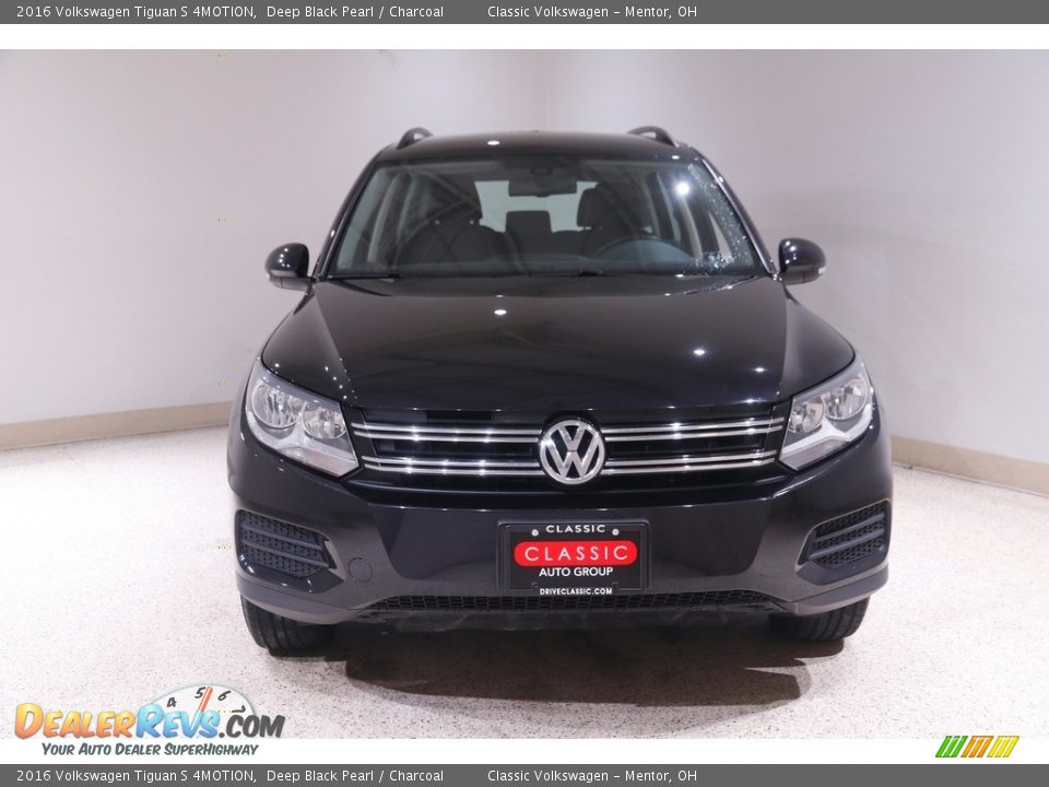 2016 Volkswagen Tiguan S 4MOTION Deep Black Pearl / Charcoal Photo #2