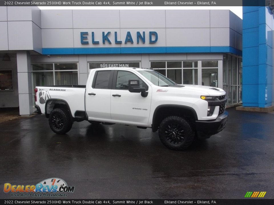 2022 Chevrolet Silverado 2500HD Work Truck Double Cab 4x4 Summit White / Jet Black Photo #1