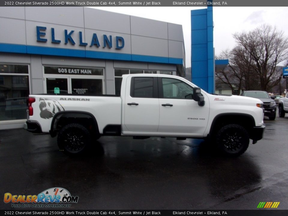 2022 Chevrolet Silverado 2500HD Work Truck Double Cab 4x4 Summit White / Jet Black Photo #2