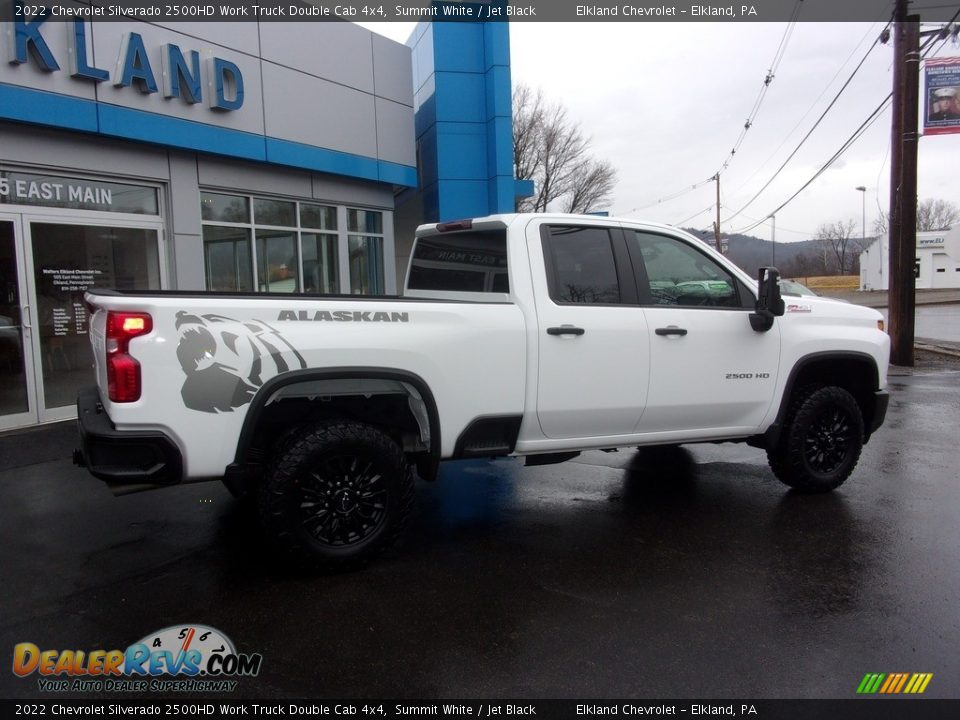 2022 Chevrolet Silverado 2500HD Work Truck Double Cab 4x4 Summit White / Jet Black Photo #3