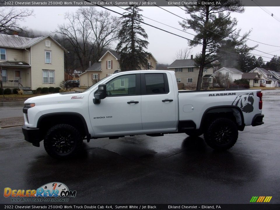 2022 Chevrolet Silverado 2500HD Work Truck Double Cab 4x4 Summit White / Jet Black Photo #7