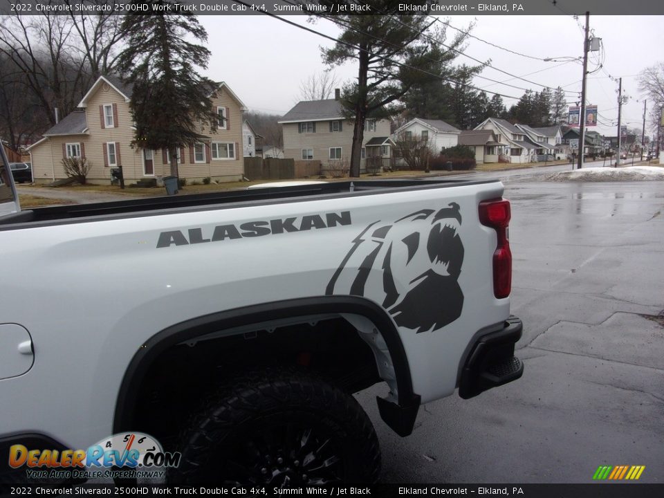 2022 Chevrolet Silverado 2500HD Work Truck Double Cab 4x4 Summit White / Jet Black Photo #10