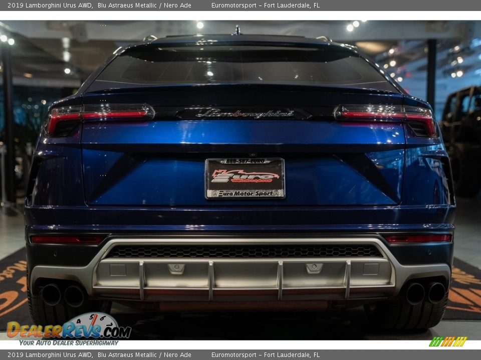 2019 Lamborghini Urus AWD Blu Astraeus Metallic / Nero Ade Photo #4
