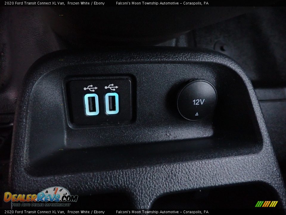 2020 Ford Transit Connect XL Van Frozen White / Ebony Photo #25