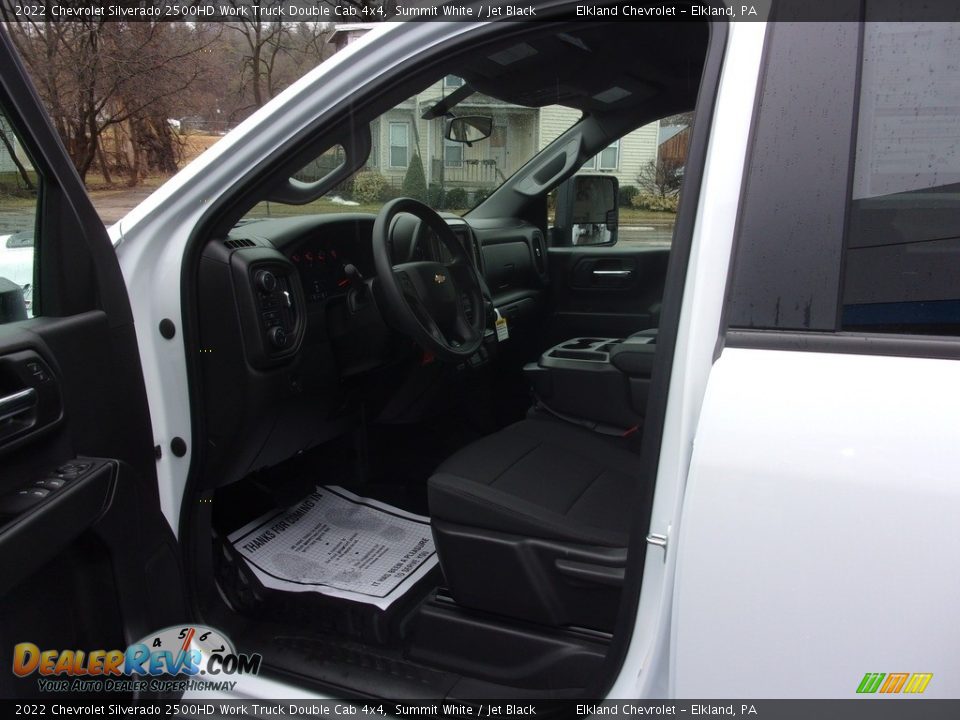 2022 Chevrolet Silverado 2500HD Work Truck Double Cab 4x4 Summit White / Jet Black Photo #16