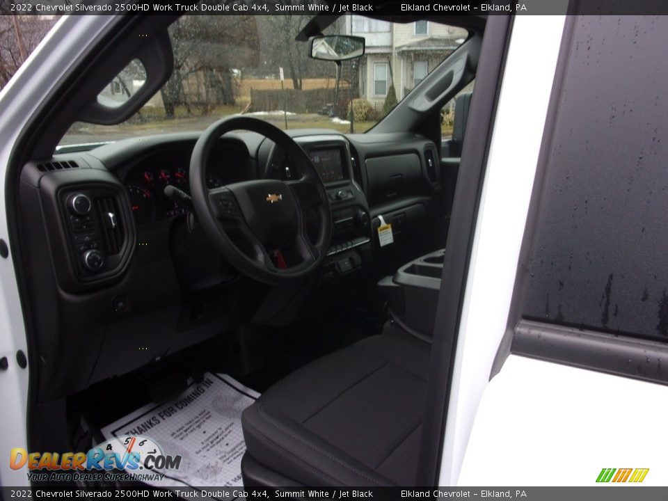 2022 Chevrolet Silverado 2500HD Work Truck Double Cab 4x4 Summit White / Jet Black Photo #17
