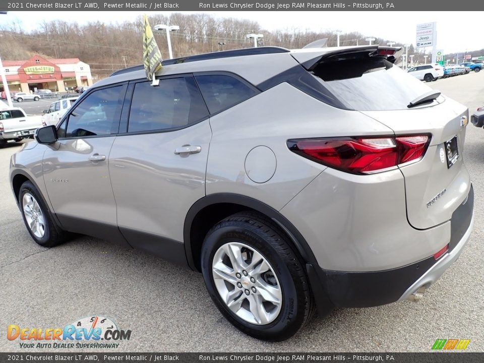 2021 Chevrolet Blazer LT AWD Pewter Metallic / Jet Black Photo #3