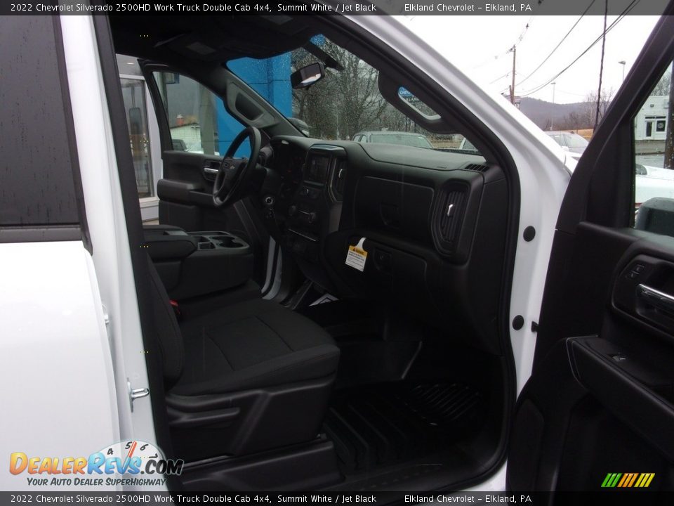 2022 Chevrolet Silverado 2500HD Work Truck Double Cab 4x4 Summit White / Jet Black Photo #20