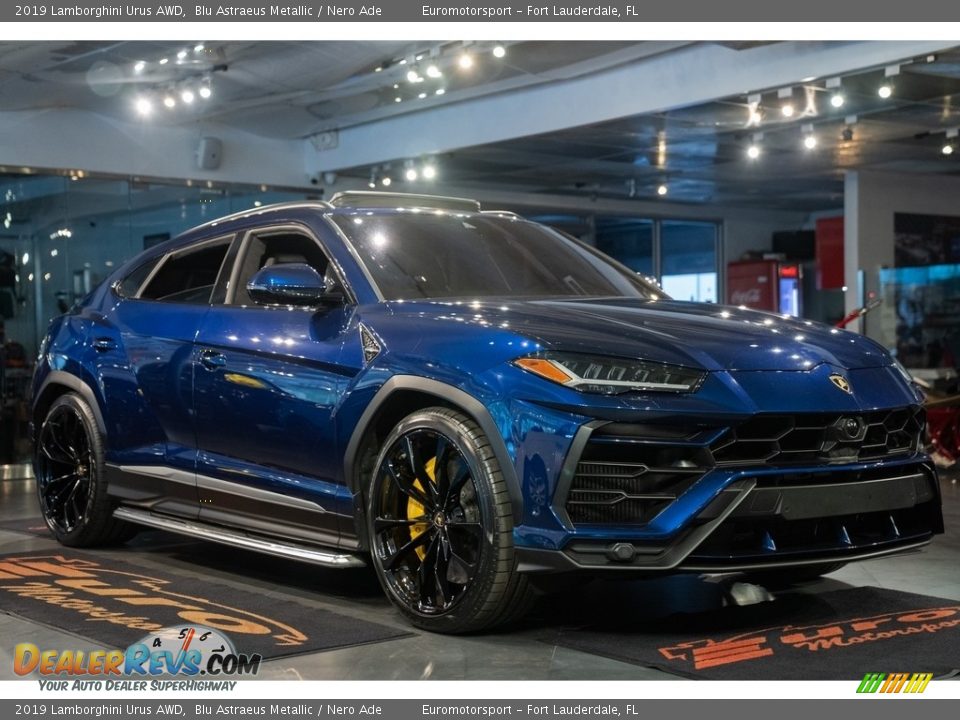 Blu Astraeus Metallic 2019 Lamborghini Urus AWD Photo #10