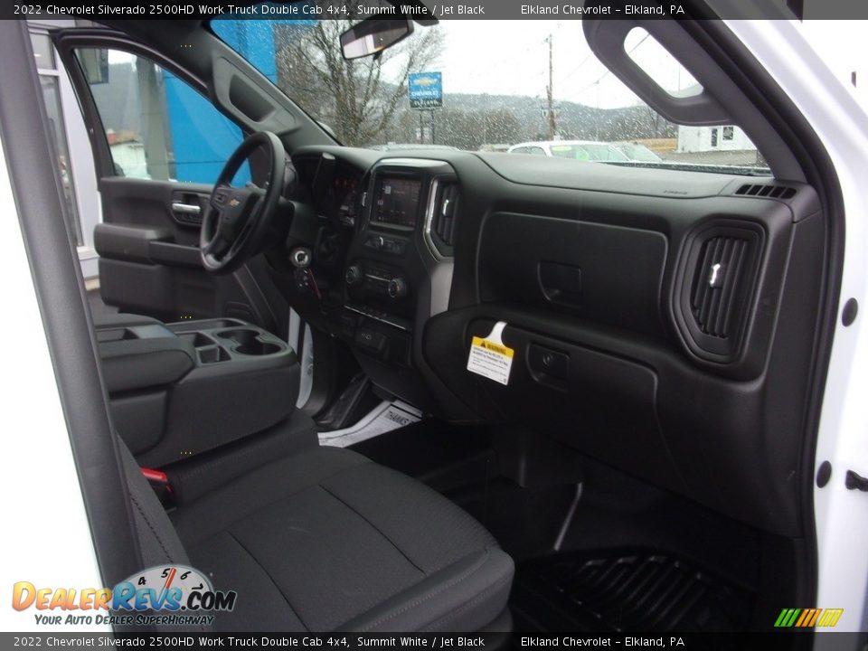 2022 Chevrolet Silverado 2500HD Work Truck Double Cab 4x4 Summit White / Jet Black Photo #21