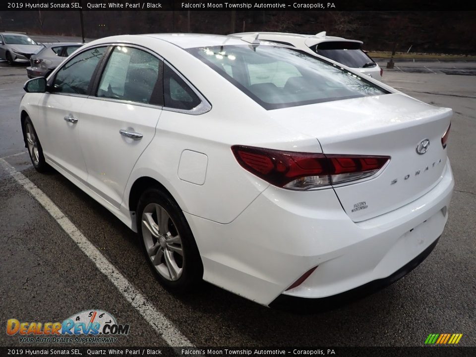 2019 Hyundai Sonata SEL Quartz White Pearl / Black Photo #2