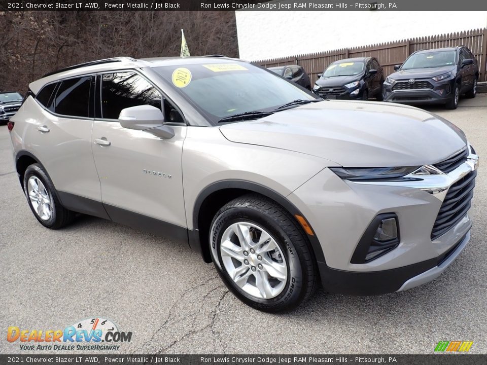 2021 Chevrolet Blazer LT AWD Pewter Metallic / Jet Black Photo #8