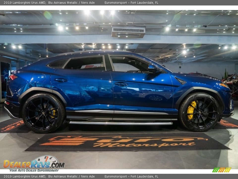 Blu Astraeus Metallic 2019 Lamborghini Urus AWD Photo #12