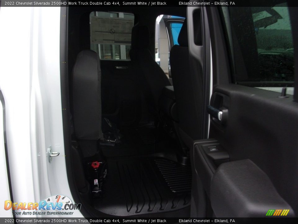 2022 Chevrolet Silverado 2500HD Work Truck Double Cab 4x4 Summit White / Jet Black Photo #23