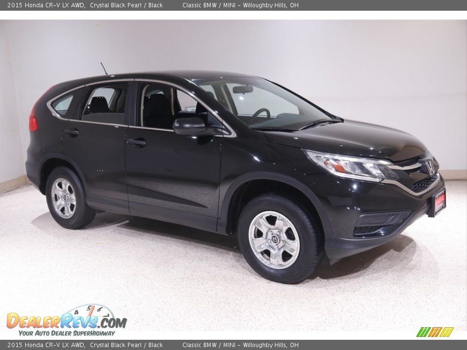 2015 Honda CR-V LX AWD Crystal Black Pearl / Black Photo #1