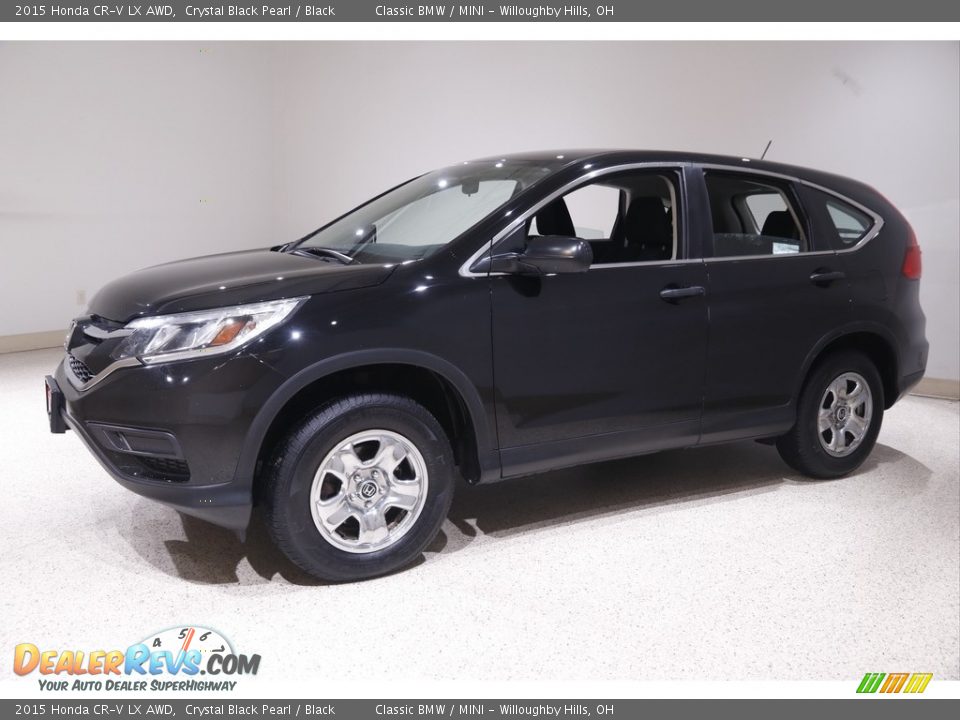 2015 Honda CR-V LX AWD Crystal Black Pearl / Black Photo #3