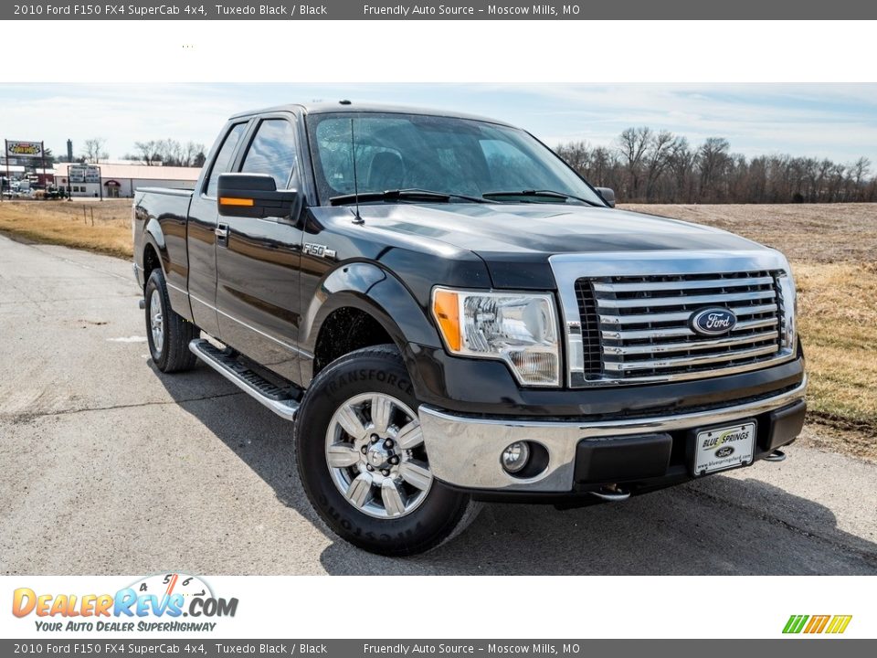 2010 Ford F150 FX4 SuperCab 4x4 Tuxedo Black / Black Photo #1