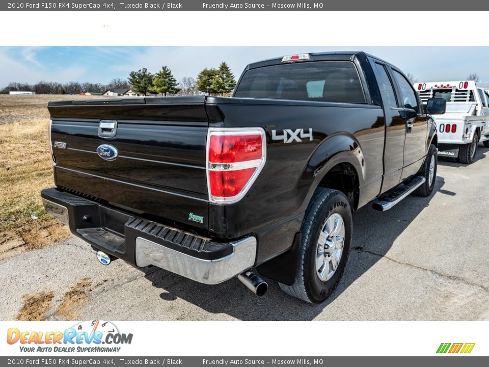 2010 Ford F150 FX4 SuperCab 4x4 Tuxedo Black / Black Photo #4