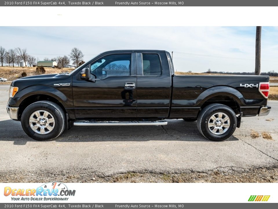 2010 Ford F150 FX4 SuperCab 4x4 Tuxedo Black / Black Photo #7