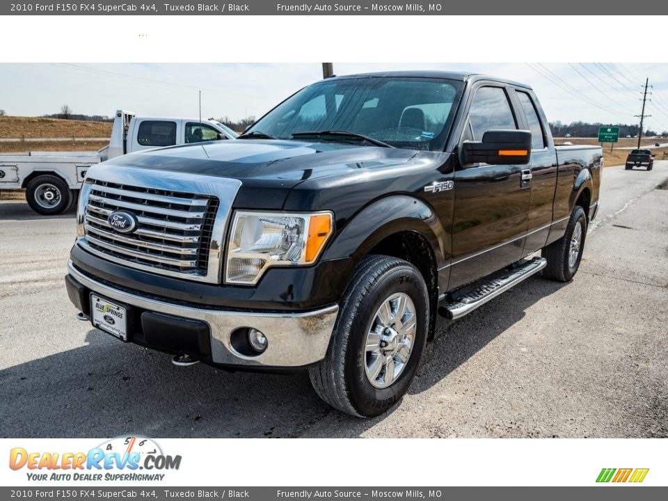 2010 Ford F150 FX4 SuperCab 4x4 Tuxedo Black / Black Photo #8