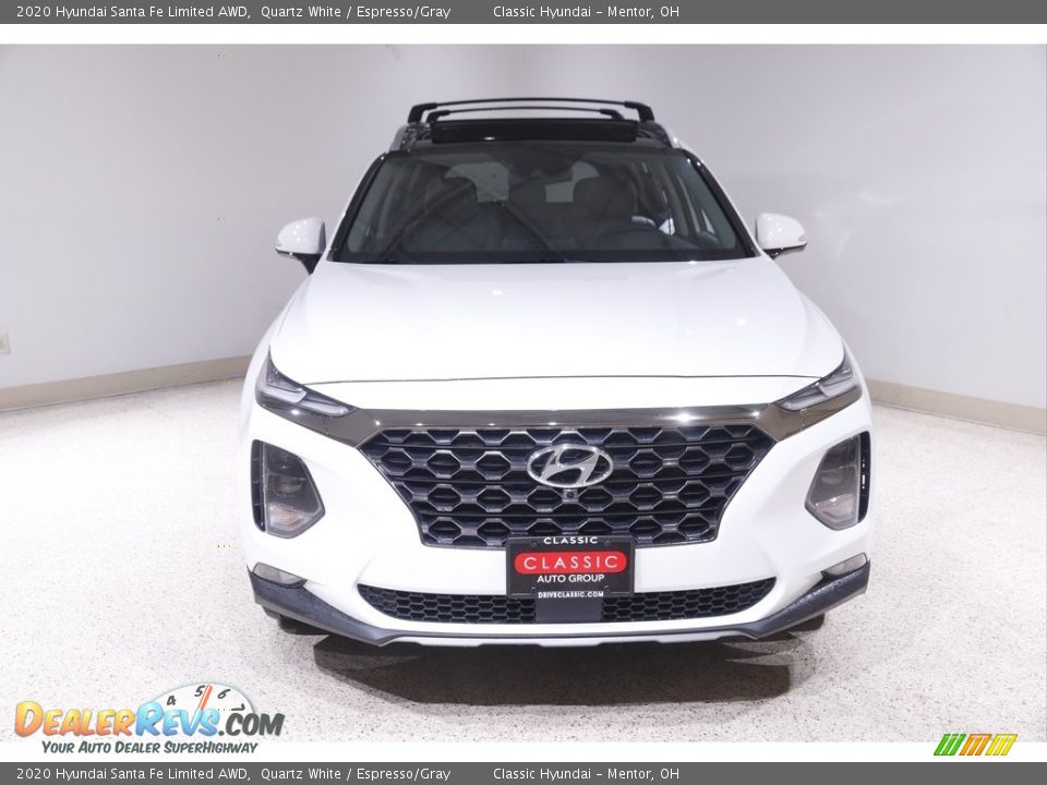 2020 Hyundai Santa Fe Limited AWD Quartz White / Espresso/Gray Photo #2