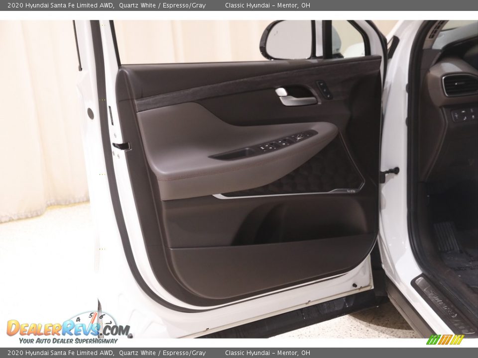 2020 Hyundai Santa Fe Limited AWD Quartz White / Espresso/Gray Photo #4