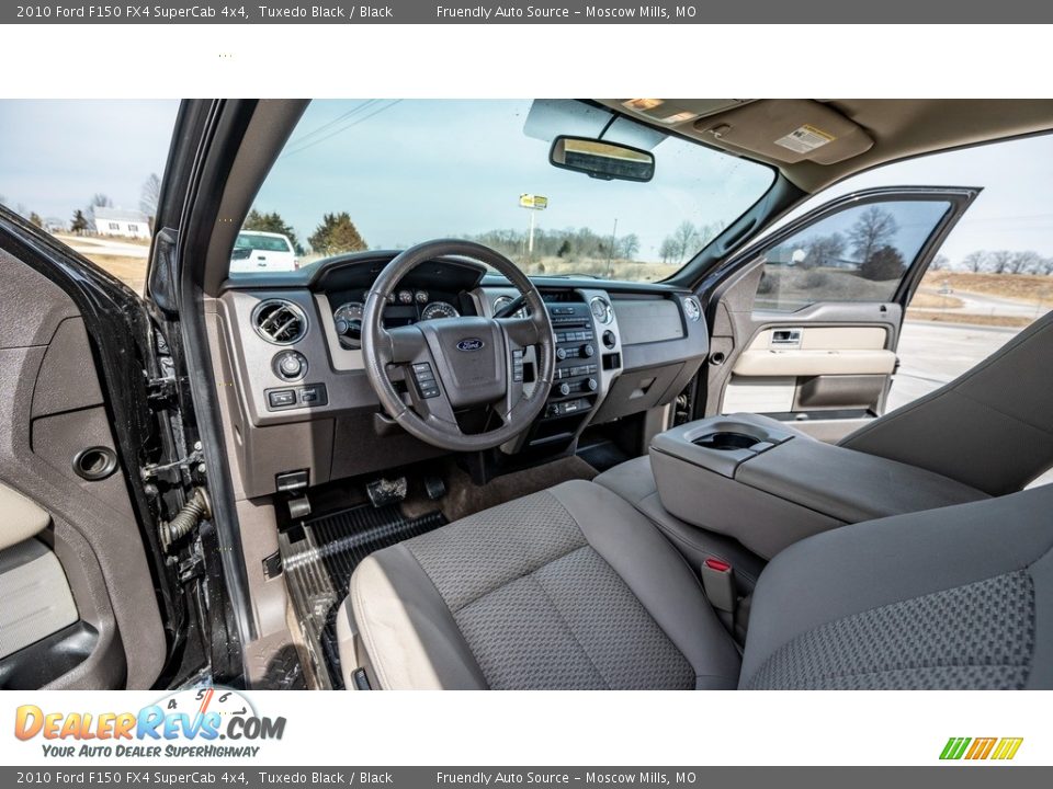 2010 Ford F150 FX4 SuperCab 4x4 Tuxedo Black / Black Photo #19