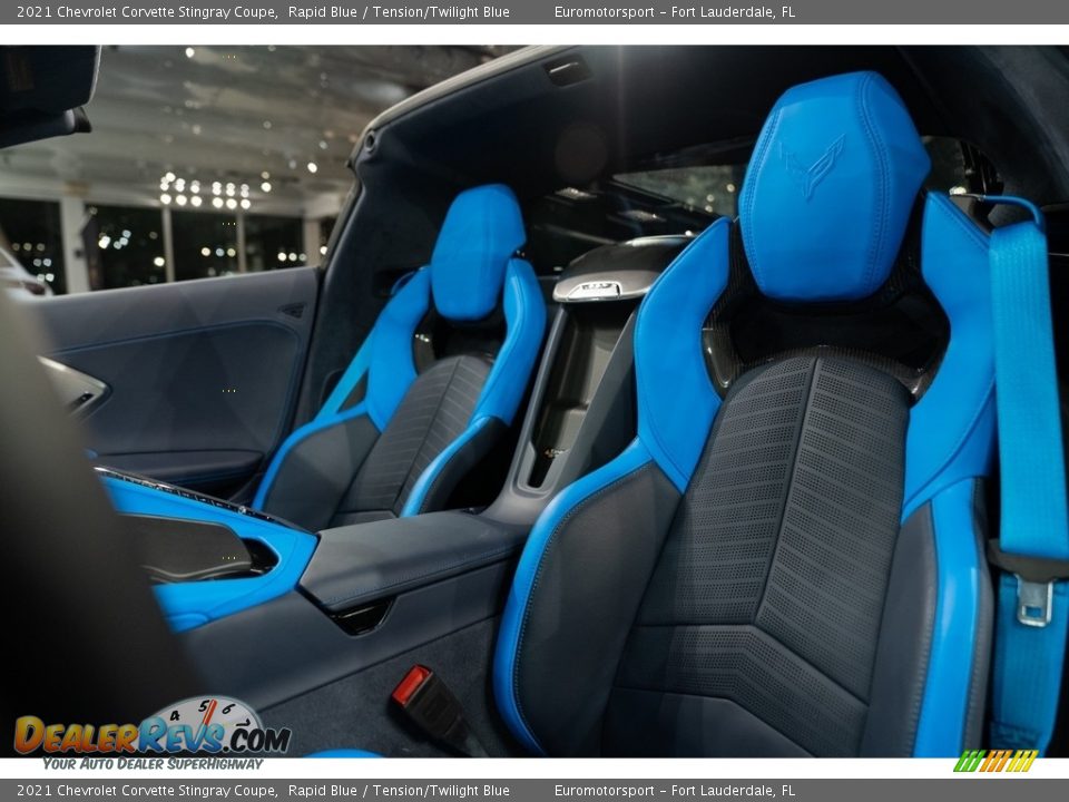 Front Seat of 2021 Chevrolet Corvette Stingray Coupe Photo #3