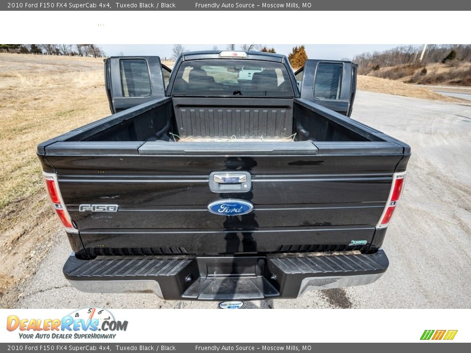 2010 Ford F150 FX4 SuperCab 4x4 Tuxedo Black / Black Photo #21