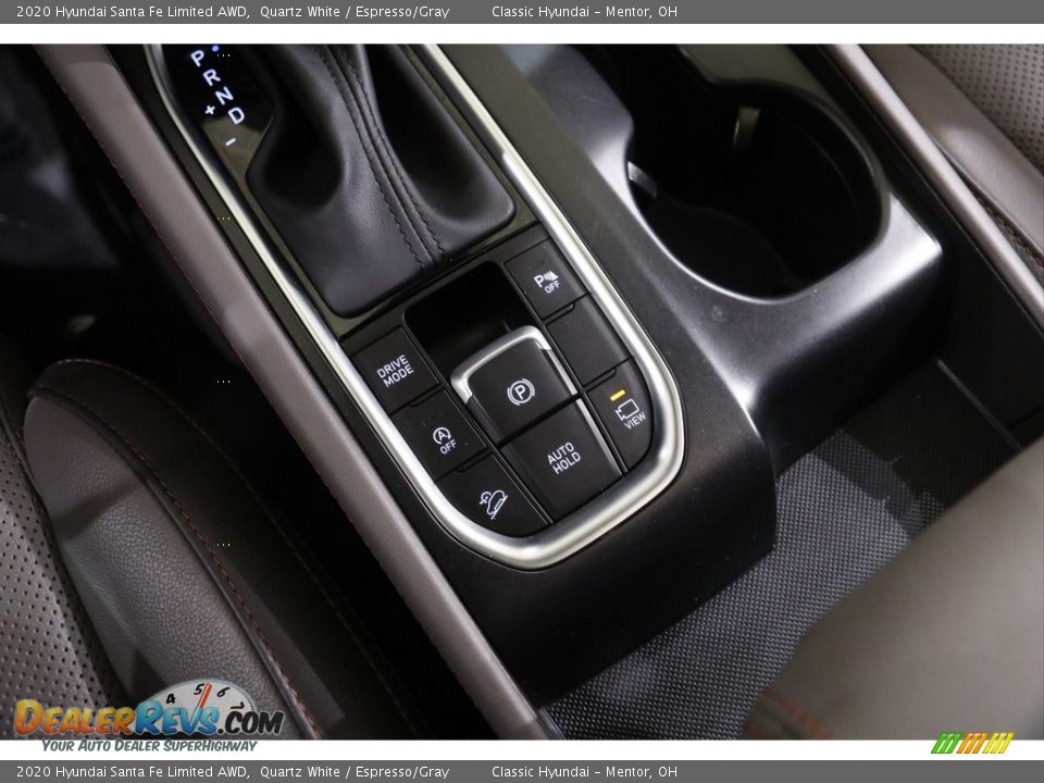 2020 Hyundai Santa Fe Limited AWD Quartz White / Espresso/Gray Photo #16