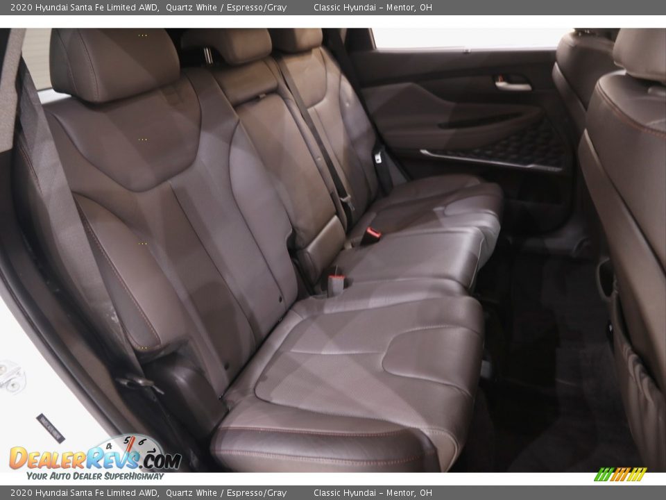 2020 Hyundai Santa Fe Limited AWD Quartz White / Espresso/Gray Photo #18