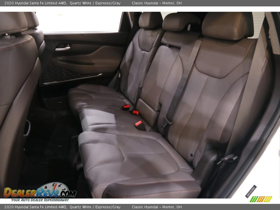 2020 Hyundai Santa Fe Limited AWD Quartz White / Espresso/Gray Photo #19