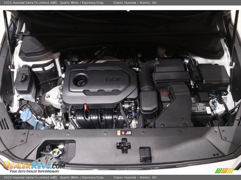 2020 Hyundai Santa Fe Limited AWD Quartz White / Espresso/Gray Photo #21