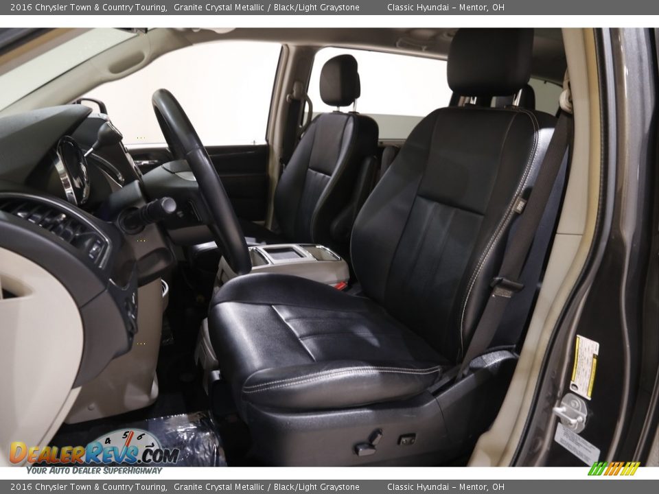 2016 Chrysler Town & Country Touring Granite Crystal Metallic / Black/Light Graystone Photo #5