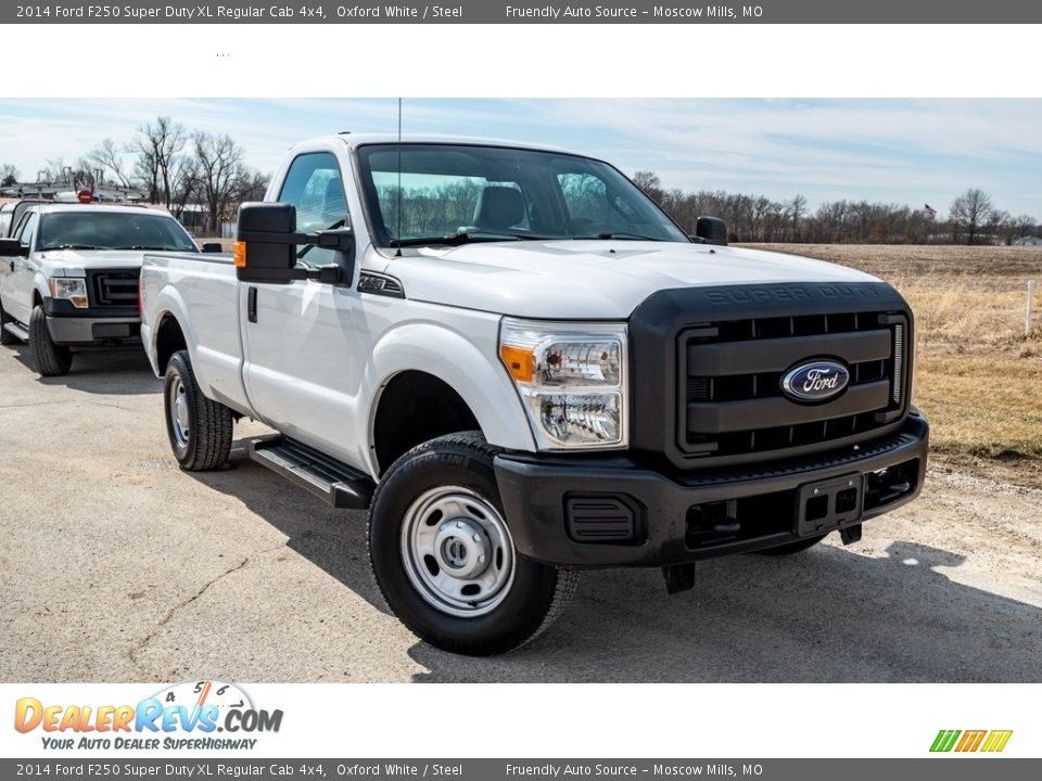 2014 Ford F250 Super Duty XL Regular Cab 4x4 Oxford White / Steel Photo #1