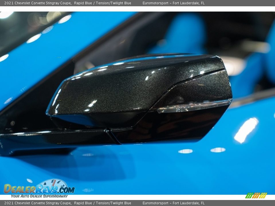 2021 Chevrolet Corvette Stingray Coupe Rapid Blue / Tension/Twilight Blue Photo #17