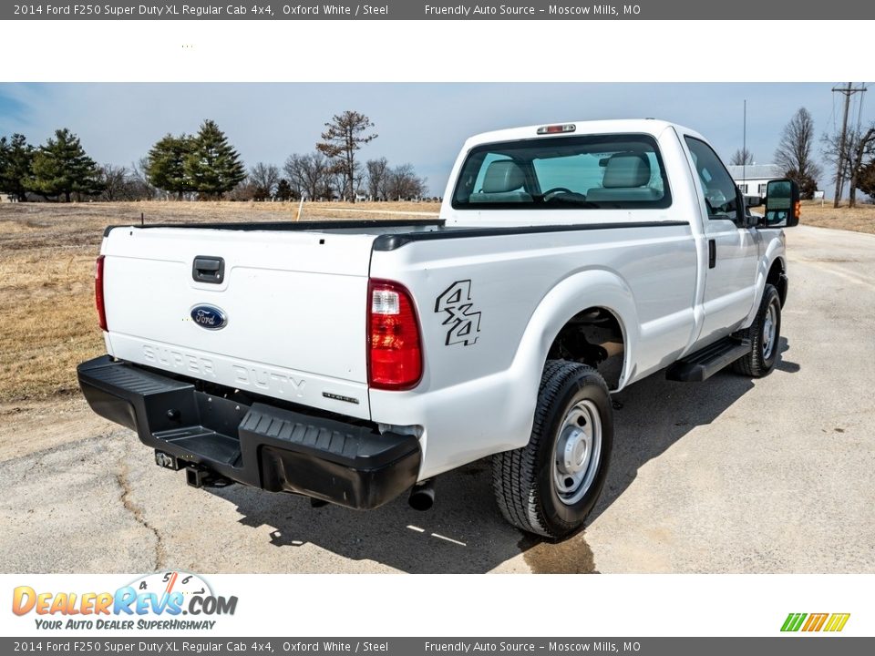 2014 Ford F250 Super Duty XL Regular Cab 4x4 Oxford White / Steel Photo #4